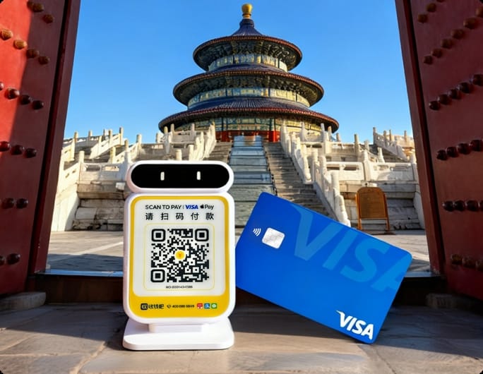 汇银通携手Visa，助力北京中轴线商户一码搞定跨境支付