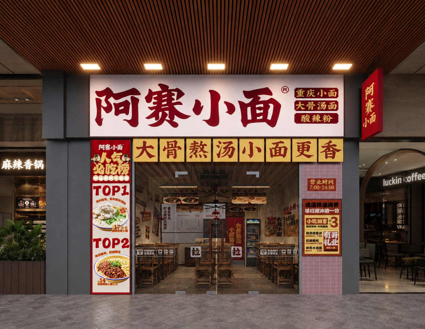 阿赛小面×汇银通全来店：一单15秒，180多家门店的快节奏如何炼成？